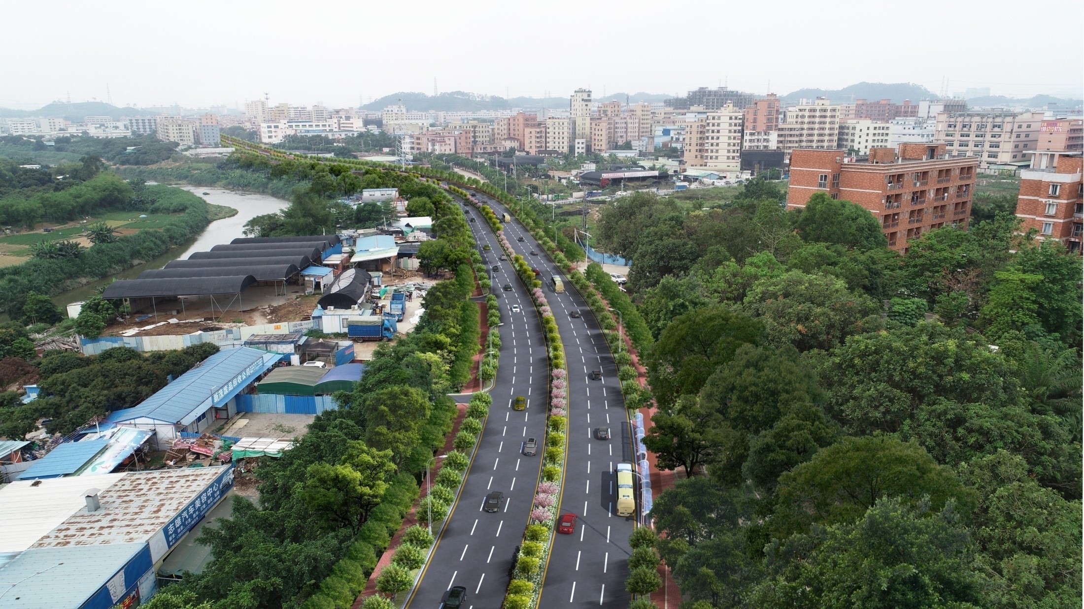 塘廈鎮(zhèn)沙湖大道升級改造工程.jpg